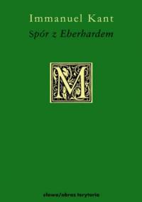 Spór z Eberhardem - Immanuel Kant, Johann August Eberhard
