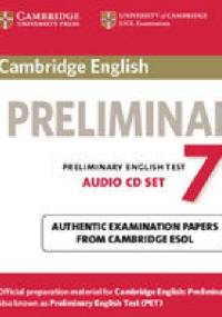 Cambridge English Preliminary 7 - praca zbiorowa