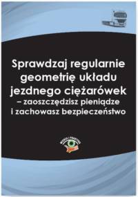 Sprawdzaj regularnie geometrię układu jezdnego ciężarówek - zaoszczędzisz pieniądze i zachowasz bezpieczeństwo - Kowalski Bogdan
