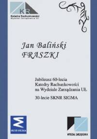 Fraszki. Jubileusz 60-lecia Katedry Rachunkowości Uniwersytetu Łódzkiego - Jan Baliński