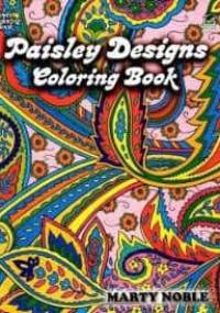 Paisley Designs Coloring Book - Marty Noble
