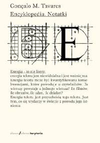 Encyklopedia. Notatki - Goncalo M. Tavares