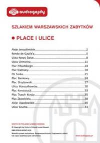 Place i ulice. Szlakiem warszawskich zabytków - Ewa Chęć
