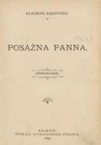 Posażna panna - Klemens Bąkowski