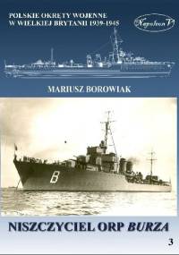Niszczyciel ORP Burza - Mariusz Borowiak