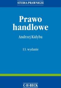 Prawo handlowe - Andrzej Kidyba