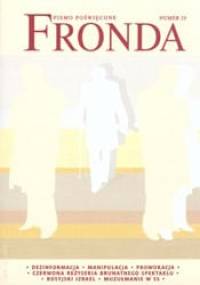 Fronda nr 29 wiosna 2003. Manipulacja, prowokacja, dezinformacja - Redakcja kwartalnika Fronda