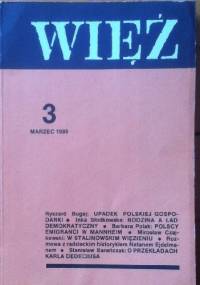 Więź nr 3 (365) marzec 1989 - praca zbiorowa