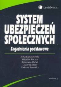 System ubezpieczeń społecznych zagadnienia podstawowe