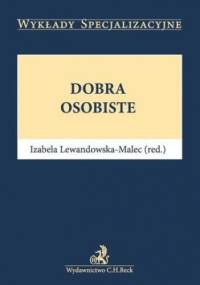 Dobra osobiste - Izabela Lewandowska-Malec