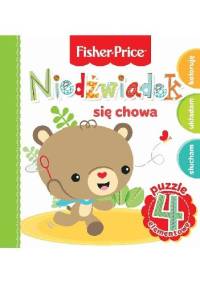 Niedźwiadek się chowa. Fisher Price Puzzle - Anna Wiśniewska