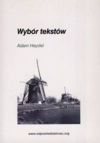 Wybór tekstów - Adam Heydel