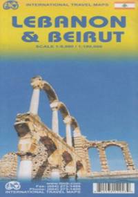 Liban i Bejrut. Mapa ITMB 1:190 000/ / 1:8 000