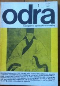 Odra. Miesięcznik społeczno-kulturalny nr 1, styczeń 1987 - Redakcja pisma Odra