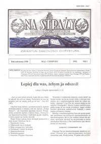 Na Straży, maj-czerwiec 1992 - redakcja Na Straży