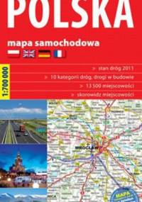 Polska - Mapa samochodowa 1:700 000 - praca zbiorowa
